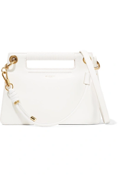 Shop Givenchy Whip Small Leather Shoulder Bag In White