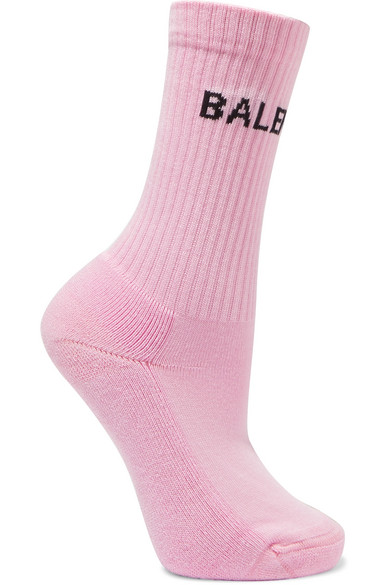 pink sock balenciaga's