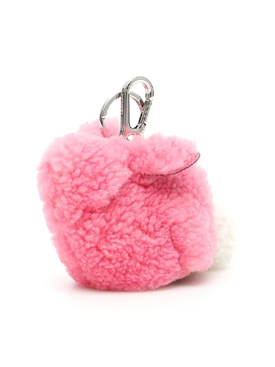 Shop Loewe Bunny Charm In Wild Rose (fuchsia)