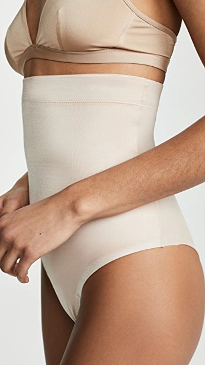 Spanx Suit Your Fancy High-Waisted Thong - Nude