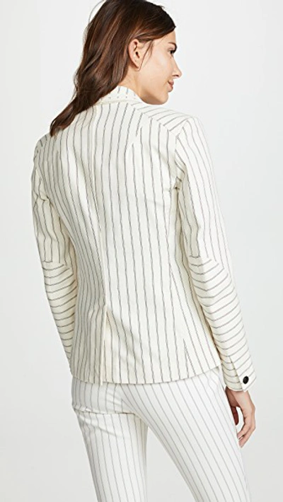 Shop Rag & Bone Millie Blazer In Ivory/black