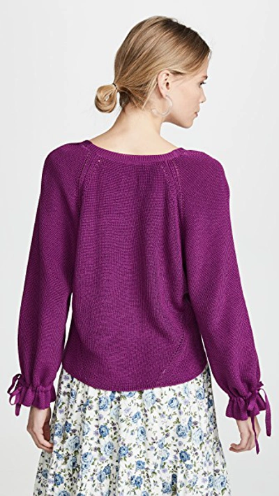 Shop Eleven Six Elsi Sweater In Violet