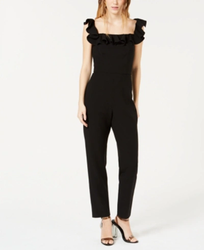 Shop French Connection Whisper Light Jumpsuit In Black