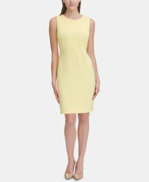 tommy hilfiger textured sheath dress