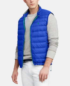 macys polo vest
