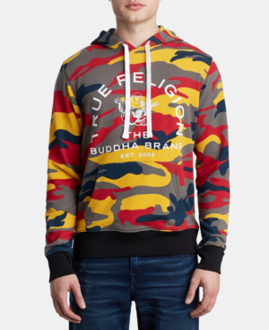 red camo true religion hoodie