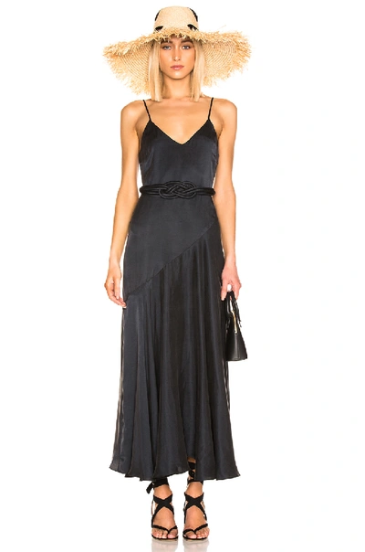 Shop Mara Hoffman Belted Nina Dress In Black