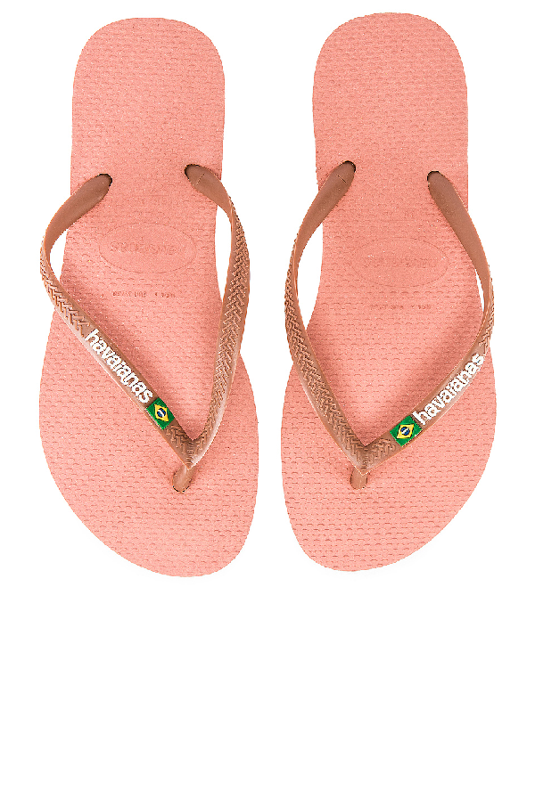 havaianas slim rose