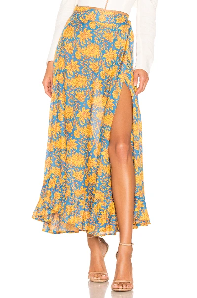 Shop Apiece Apart Feliz Wrap Skirt In Sun