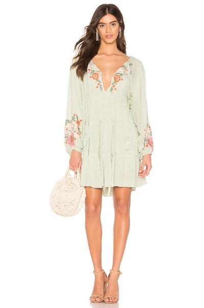 Shop Free People Spell On You Mini Dress In Green