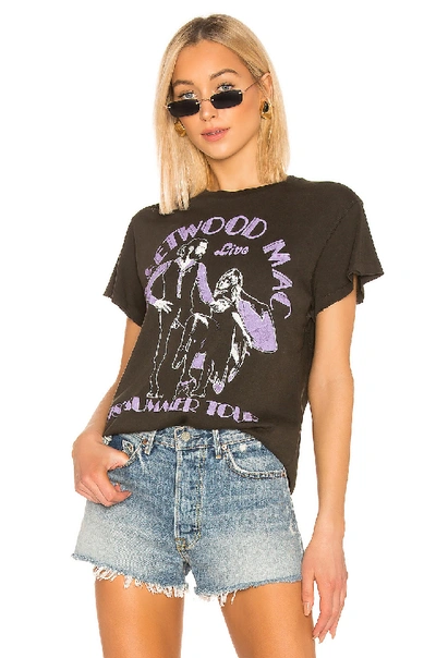 Shop Madeworn Fleetwood Mac '78 Summer Tour Tee In Dirty Black