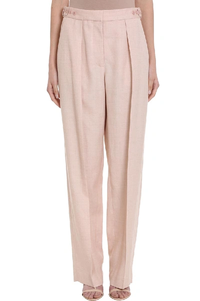 Shop Stella Mccartney Wide-leg Pants In Rose-pink