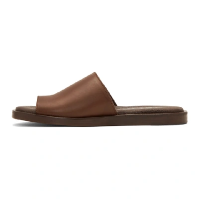 Shop Jacquemus Brown Les Tatanes Sandals