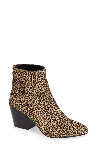 Shop Dolce Vita Coltyn Bootie In Leopard Calf Hair