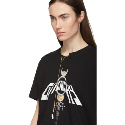 Shop Givenchy Black G Chain Moon T-shirt In 001 Black