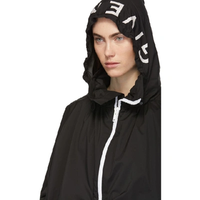 Shop Givenchy Black Windbreaker Jacket In 001 Black