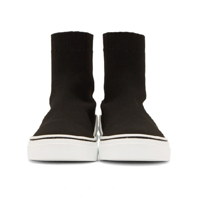Shop Givenchy Black And White George V Sock Sneakers