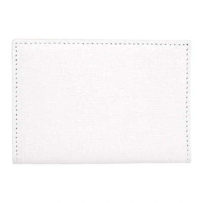Shop Off-white White Leather Card Holder