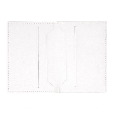 Shop Off-white White Leather Card Holder