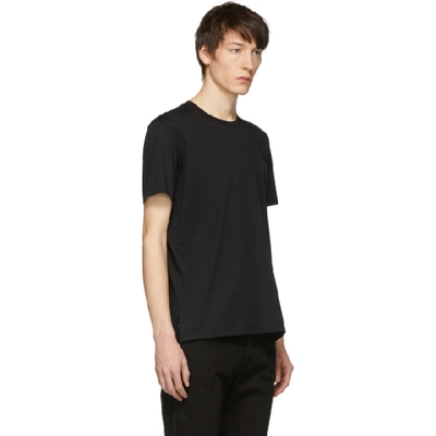 Shop Givenchy Black Atelier Patch T-shirt In 001 Black