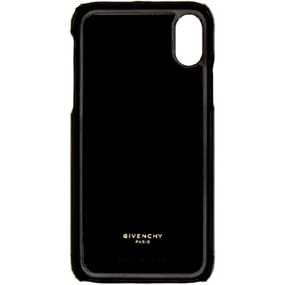 GIVENCHY 黑色菱形绗缝 IPHONE XS/X 手机壳