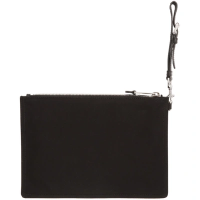 Shop Moschino Black Couture Pouch In A2555 Black