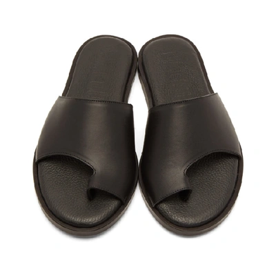 Shop Jacquemus Black Les Tatanes Sandals