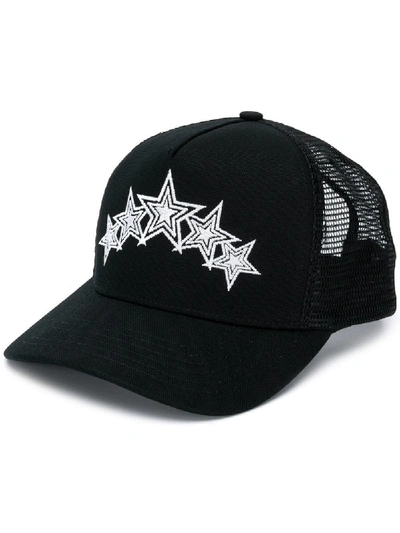 Shop Amiri Five Star Trucker Hat - Black