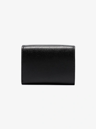 Shop Fendi Ff Micro Trifold Wallet In Brown