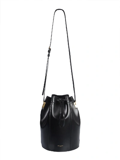 Shop Saint Laurent Medium Talitha Bucket Bag In Black