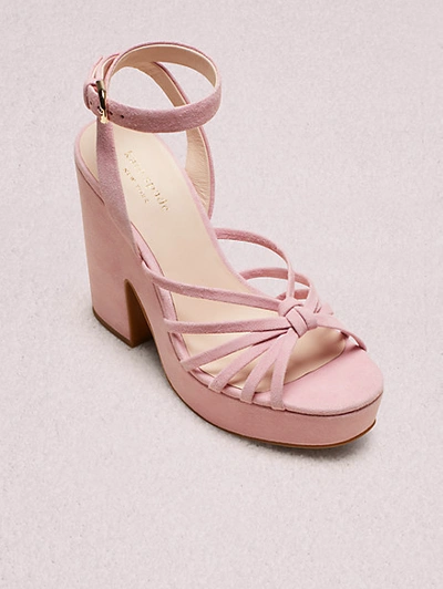 Shop Kate Spade Glenn Platform Sandals In Rococo Pink