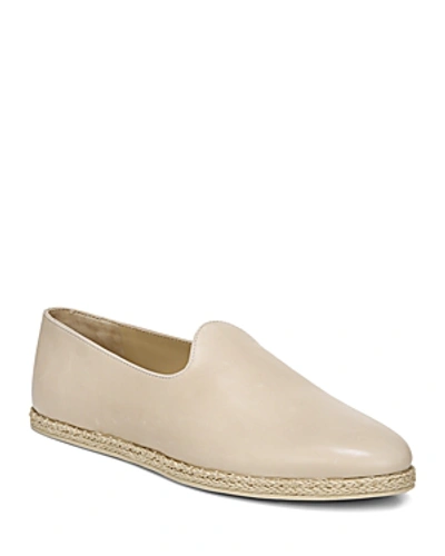 Shop Vince Women's Malia Leather Flats In Sand Ember