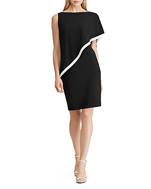 ralph lauren dress black and white
