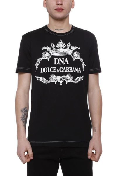 Shop Dolce & Gabbana Dna T In Black