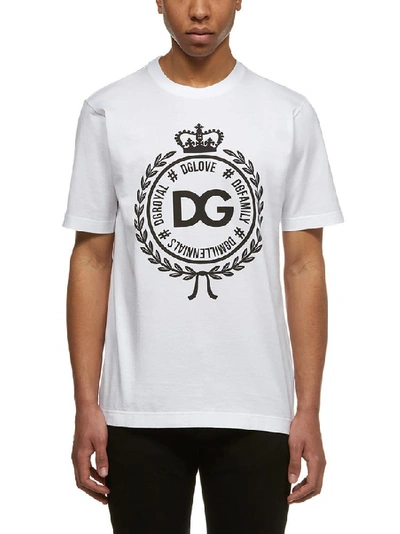 Shop Dolce & Gabbana Logo T In White