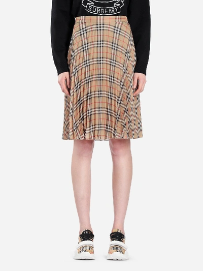 Shop Burberry Skirts In Multi Color