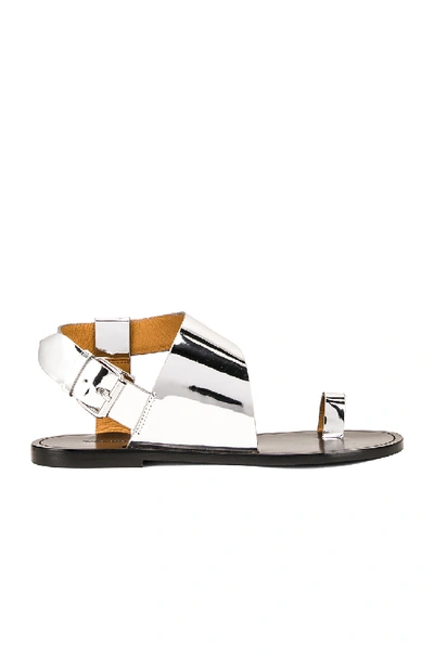 Shop Isabel Marant Joostee Sandal In Silver