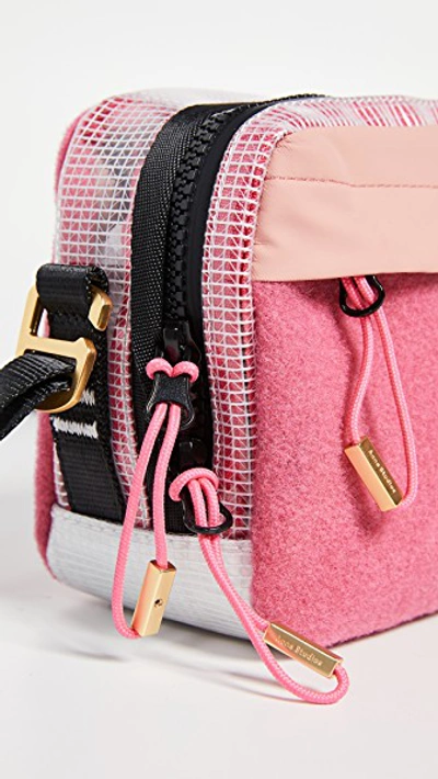 Acne Studios Hidey Crossbody Bag In Pink/pink | ModeSens