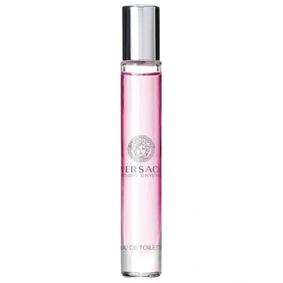 Shop Versace Bright Crystal Eau De Toilette Travel Spray 0.3 oz/ 10ml In Pink