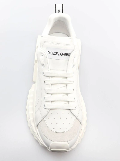 Shop Dolce & Gabbana Super King Sneakers In White