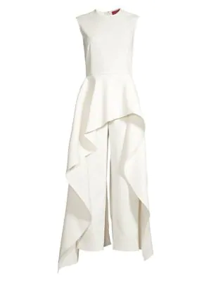 solace london soraya peplum jumpsuit