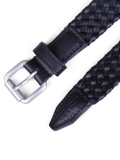 Shop Bottega Veneta Belt In Nero