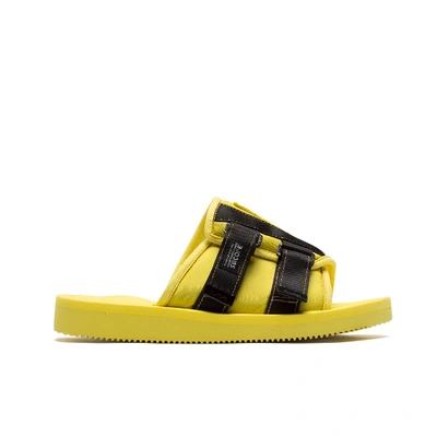 Shop Palm Angels Suicoke Patch In Yellow