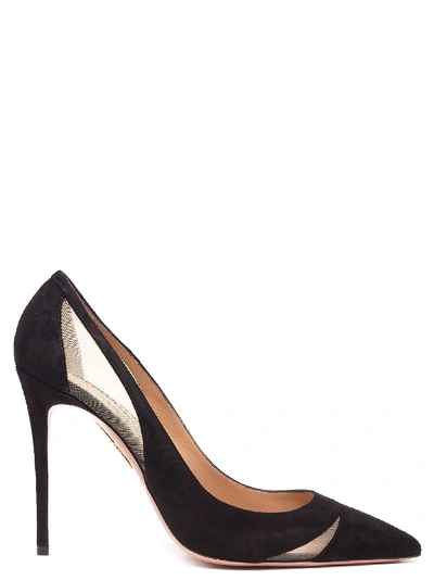 Shop Aquazzura 'savoy' Shoes In Black