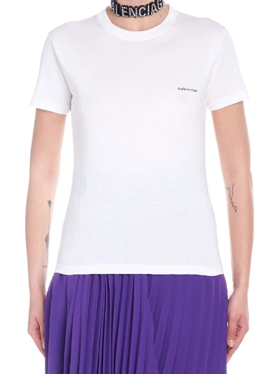 Shop Balenciaga 'copyright' T-shirt In White