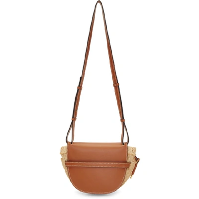 Loewe Gate Mini Raffia Crossbody Bag