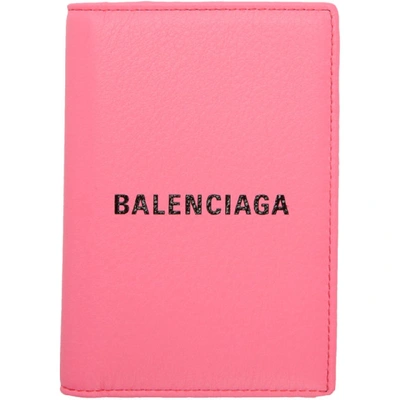 Shop Balenciaga Pink Everyday Passport Holder In 5610 Pink