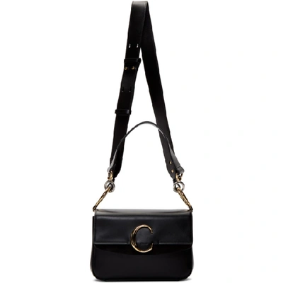 Shop Chloé Chloe Black Small Chloe C Double Carry Bag In 001 Black