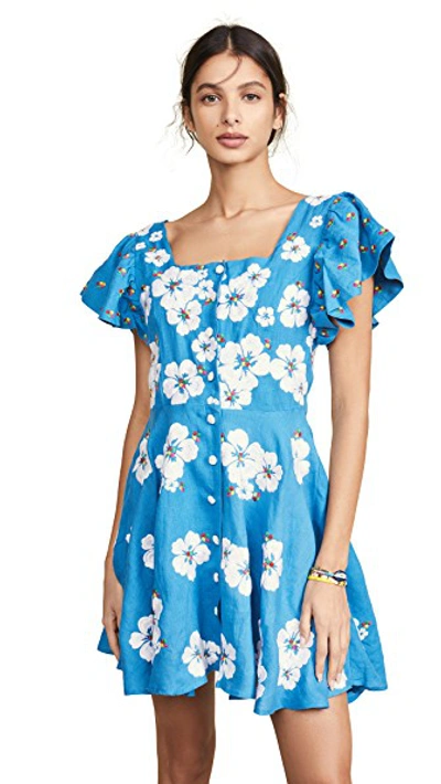 Shop All Things Mochi Kay Dress In Blue
