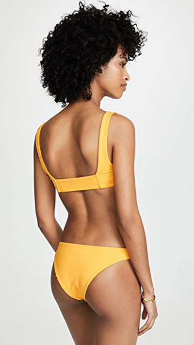 Shop Mara Hoffman Meli Bikini Top In Sprint